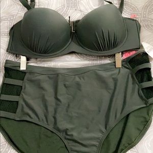Plus size two piece bikini